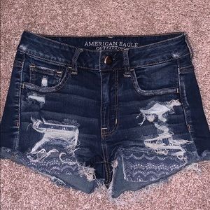 American Eagle jean shorts